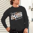 Senior Dad Class Of 2026 Soccer Ball Graduation Unisex Long Sleeve T-Shirt