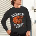 Senior Mom Class Of 2026 Basketball Graduation Unisex Long Sleeve T-Shirt