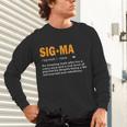 Sigma Male Definition Crazy Aura Lone Wolf Introvert Unisex Long Sleeve T-Shirt Sigma Male Definition Crazy Aura Lone Wolf Introvert Unisex Long Sleeve T-Shirt