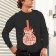 Social Introverts Hang Out With Guitars Musician Guitarist Unisex Long Sleeve T-Shirt