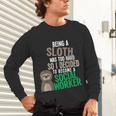 Social Work Student Masters Degree Graduation Unisex Long Sleeve T-Shirt