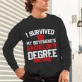 I Survived My Boyfriend's Bachelor's Degree Graduation Unisex Long Sleeve T-Shirt