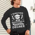 I Survived My Daughter's Master's Degree Graduation Unisex Long Sleeve T-Shirt