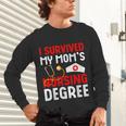 I Survived My Mom's Nursing Degree Graduation Day 2026 Unisex Long Sleeve T-Shirt