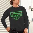 Swimming Senior Night Swim Senior 2026 Graduation 32 Unisex Long Sleeve T-Shirt