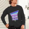 Temporal Trends Vaporwave Style Retro Nostalgia Look Unisex Long Sleeve T-Shirt