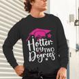 Two Degrees Hotter Graduation 2025 Diploma College Masters Unisex Long Sleeve T-Shirt