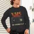 VHS Tape Nostalgia Old School Technology Humor Unisex Long Sleeve T-Shirt