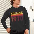 Vintage 1970 Retro Style 70's Born Nostalgia Vibes Birthday Unisex Long Sleeve T-Shirt