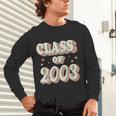 Vintage Class Of 2003 03 High School Graduation Unisex Long Sleeve T-Shirt