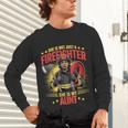 Woman Firefighter Aunt TiTi Auntie Black Graduation Unisex Long Sleeve T-Shirt