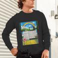 Women's Frutiger Aero Aesthetic Rainbow Glitch Art Unisex Long Sleeve T-Shirt