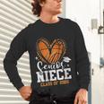 Women's Senior Niece Class Of 2026 Basketball Graduation Heart Unisex Long Sleeve T-Shirt