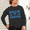 Wrestling Senior Night Wrestling Senior 2025 Graduation 44 Unisex Long Sleeve T-Shirt