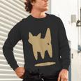 Yk2 Cat With Tomboy Tail 90s Nostalgia Downtown Indie Unisex Long Sleeve T-Shirt