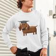 2018 Dog Graduation Shirt Dachshund Graduation For Men Women Kids Unisex Long Sleeve T-Shirt