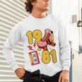 80s Vibes Mixed Tapes & Roller Skates 1981 Nostalgia Retro Unisex Long Sleeve T-Shirt