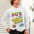 90s Nostalgia Retro Apparel 90'S Vibe Retro Premium Tri-Blend Unisex Long Sleeve T-Shirt