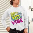 90's Vibe Retro Style Cassette Tape Nostalgia 1990s Party Unisex Long Sleeve T-Shirt
