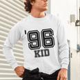 '96 Kid Perfect Vintage Retro Nostalgia Gear For Year 1996 Unisex Long Sleeve T-Shirt