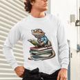 Bearded Dragon Reading Books Matching Bookworm Librarian Unisex Long Sleeve T-Shirt Bearded Dragon Reading Books Matching Bookworm Librarian Unisex Long Sleeve T-Shirt