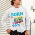 Born In The 80's But 90's Made Me Nostalgia Cassette Tape Premium Tri-Blend Unisex Long Sleeve T-Shirt