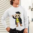 Class Of 2022 Sloth Graduation Masters College High School Unisex Long Sleeve T-Shirt