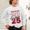 Class Of 2025 Senior 2025 Graduation Red Raglan Baseball Tee Unisex Long Sleeve T-Shirt