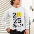 Class Of 2025 Softball Senior Graduation Graduate Women Unisex Long Sleeve T-Shirt