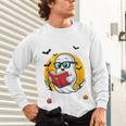 Cute Ghost Reading Book Retro Halloween Librarian Unisex Long Sleeve T-Shirt Cute Ghost Reading Book Retro Halloween Librarian Unisex Long Sleeve T-Shirt