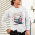 Elder Millennials Embracing 90s Rewind Nostalgia Vibes Premium Unisex Long Sleeve T-Shirt