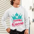 EMT Trauma Queen Paramedic Student T-Shirt Graduation Unisex Long Sleeve T-Shirt