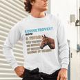 Equinetrovert Definition Equine Horse Riding Introvert Unisex Long Sleeve T-Shirt