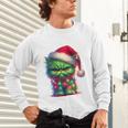 Ew People Meowy Cat Christmas Introvert Men Women Unisex Long Sleeve T-Shirt