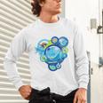 Frutiger Aero Metro Abstract Maximalism 2000s Nostalgia Premium Tri-Blend Unisex Long Sleeve T-Shirt
