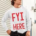 Fyi Introvert Here Raglan Baseball Tee Unisex Long Sleeve T-Shirt Fyi Introvert Here Raglan Baseball Tee Unisex Long Sleeve T-Shirt