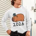 Grad Class Of 2026 Capybara Graduation Graduated Kids Unisex Long Sleeve T-Shirt