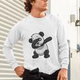 Kids Class Of 2030 Shirt Graduation Dabbing Panda Shirt Unisex Long Sleeve T-Shirt