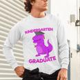 Kids Kindergarten Graduation Idea For Girls Dinosaur Unisex Long Sleeve T-Shirt