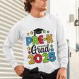 Kids Pre-K Grad 2025 Preschool Prek Graduation Unisex Long Sleeve T-Shirt