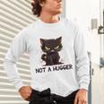 Not A Hugger Tee Angry Cat Sarcastic Cute Introvert Unisex Long Sleeve T-Shirt Not A Hugger Tee Angry Cat Sarcastic Cute Introvert Unisex Long Sleeve T-Shirt