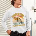 Please Be Kind I'm From The 1900s Penny Farthing Unisex Long Sleeve T-Shirt