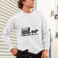 Please Be Patient I'm From The 1900s Oxen And Wagon Premium Unisex Long Sleeve T-Shirt