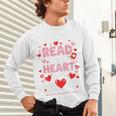 Read Your Heart Out Valentine Reading Book Lover Teacher Premium Tri-Blend Unisex Long Sleeve T-Shirt Read Your Heart Out Valentine Reading Book Lover Teacher Premium Tri-Blend Unisex Long Sleeve T-Shirt