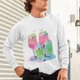 Retro Soft Drinks 80s 90s Nostalgia Cute Anime Aesthetic Tee Unisex Long Sleeve T-Shirt