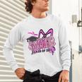 Senior 2027 Class Of 2027 Coquette Girl Pink Graduation 2027 Unisex Long Sleeve T-Shirt