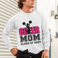Senior Cheerleader Mom Cheer Class Of 2025 Graduation Women Unisex Long Sleeve T-Shirt