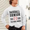 Senior Class Of 2025 Baseball Senior Night Graduation Party Unisex Long Sleeve T-Shirt