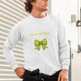 Senior Class Of 2026 Tennis Coquette Bow Graduation Premium Unisex Long Sleeve T-Shirt
