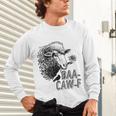 Sheep Baa Crow Caw Back Off Pun Tee For Introverts & Teens Unisex Long Sleeve T-Shirt